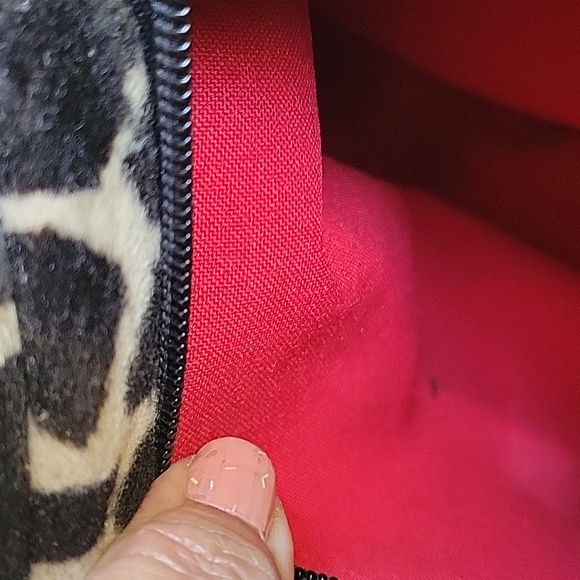 Kate Spade New York Leather Trimmed Animal Print Shoulder Bag - Picture 11 of 11